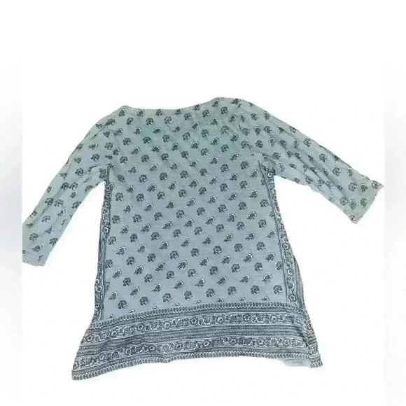 J.Jill -  Size S  Cute Crew-Neck Shirt bohemian Cozy Core Long Sleeve Preppy - Picture 2 of 7